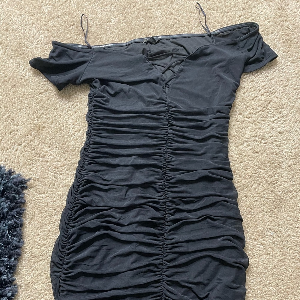 GUESS little black dress . Off the shoulder